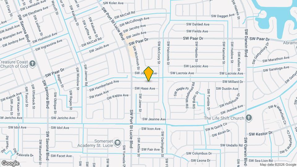 692 SW Hamberland Ave Mapa y Detalles de la Ubicación