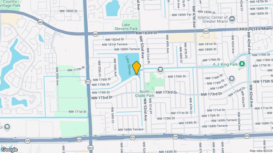 17451 NW 52nd Pl Mapa y Detalles de la Ubicación