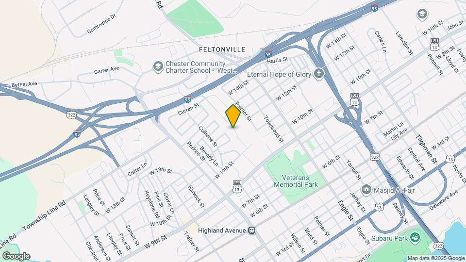 1102 Ward St Map and Location Details