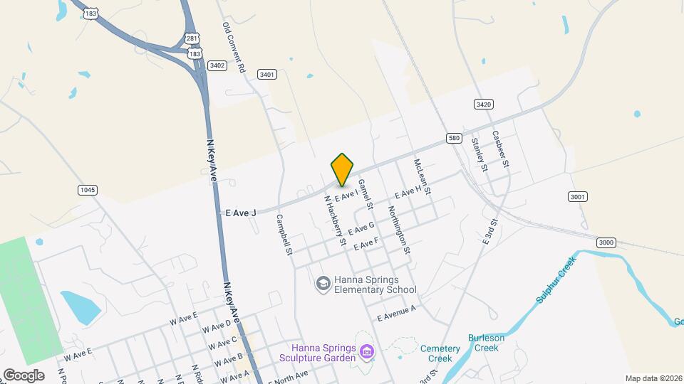 809 E Ave I Map and Location Details