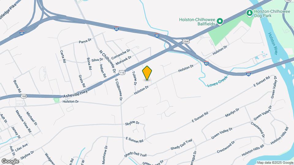 5211 Holston Dr Map and Location Details