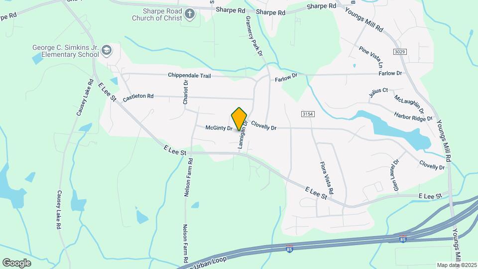 2400 Lannigan Dr Map and Location Details