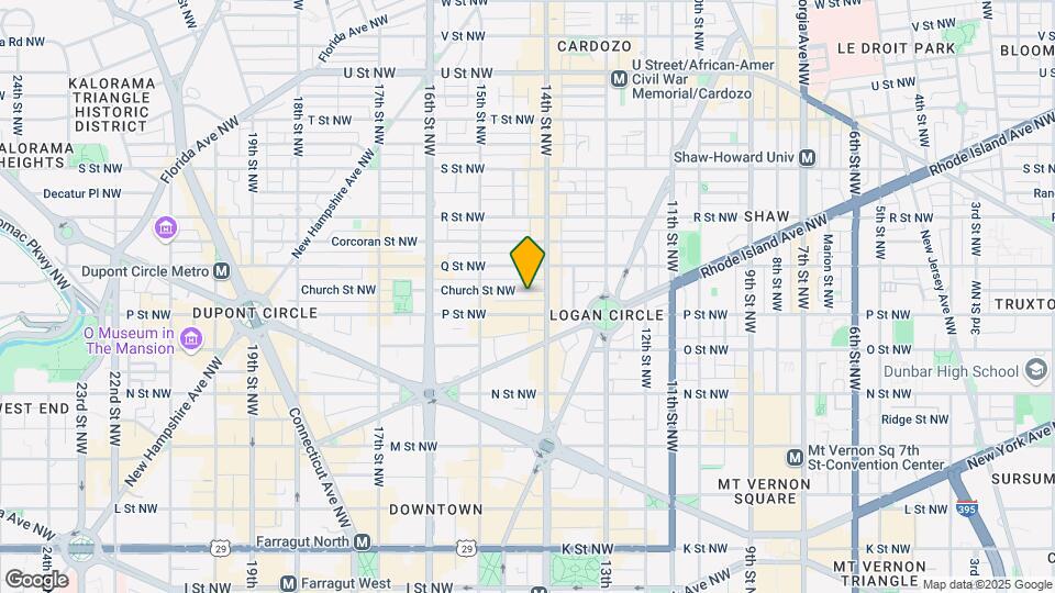 1400 Church St NW Map and Location Details
