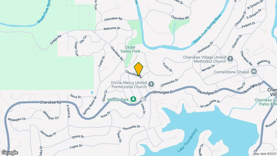 175 Cherokee Rd Map and Location Details