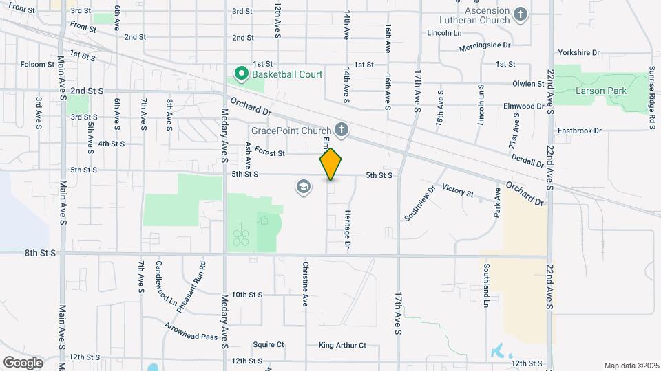 513 Elm Ave, Unit 104 Map and Location Details