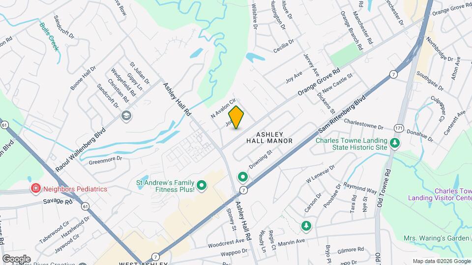 1540 Orange Grove Rd, Unit Unit A Map and Location Details