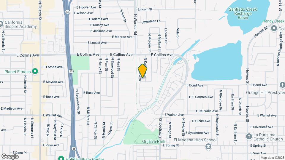 727 N Adele St Map and Location Details