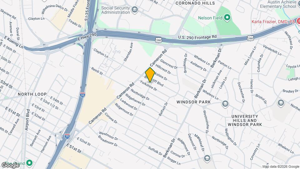 1314 Yorkshire Dr Mapa y Detalles de la Ubicación
