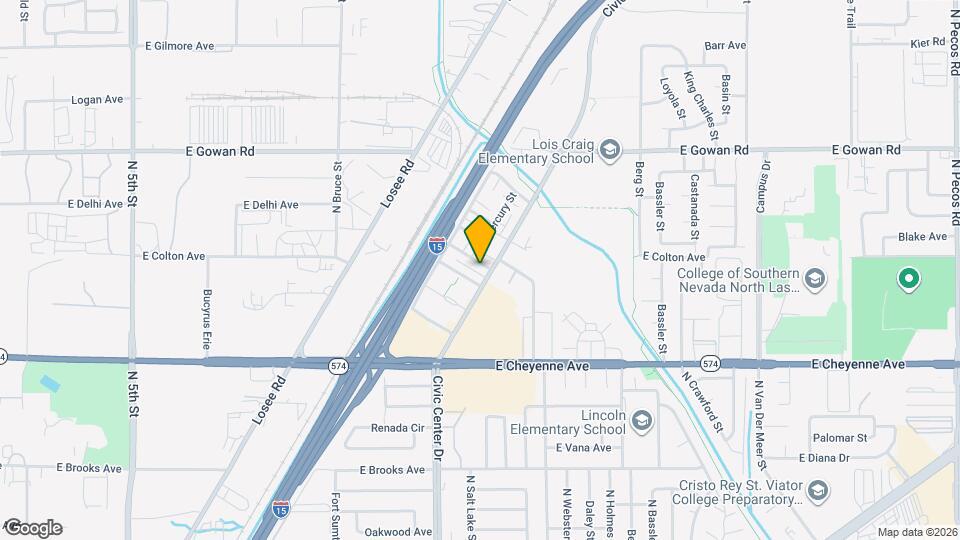 2201 Sun Ave Map and Location Details