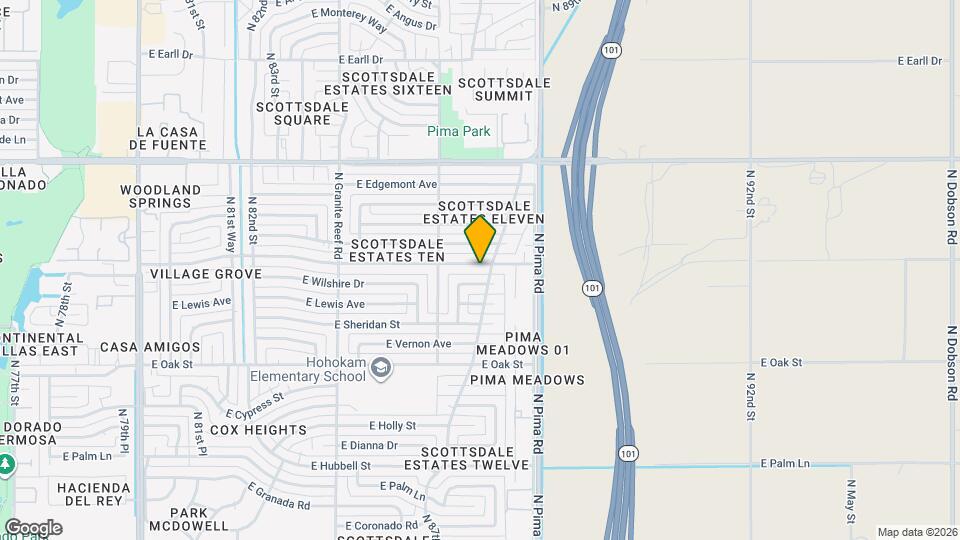 8639 E Virginia Ave Map and Location Details