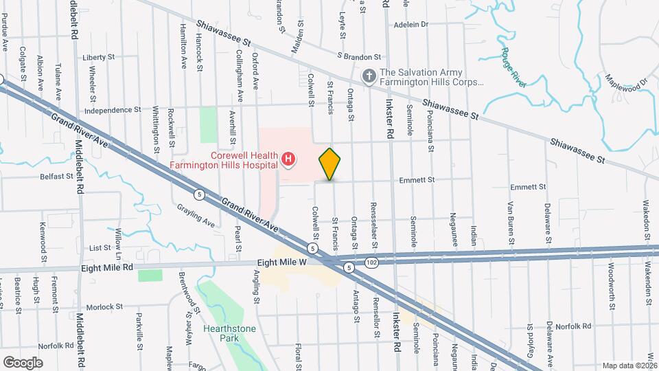 21053 St Francis Map and Location Details