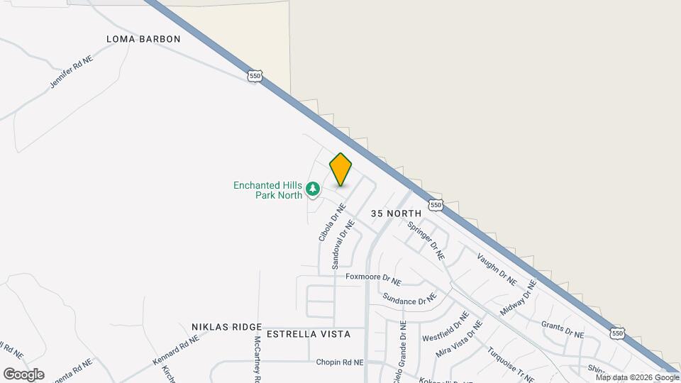 5714 Quay Dr NE Map and Location Details