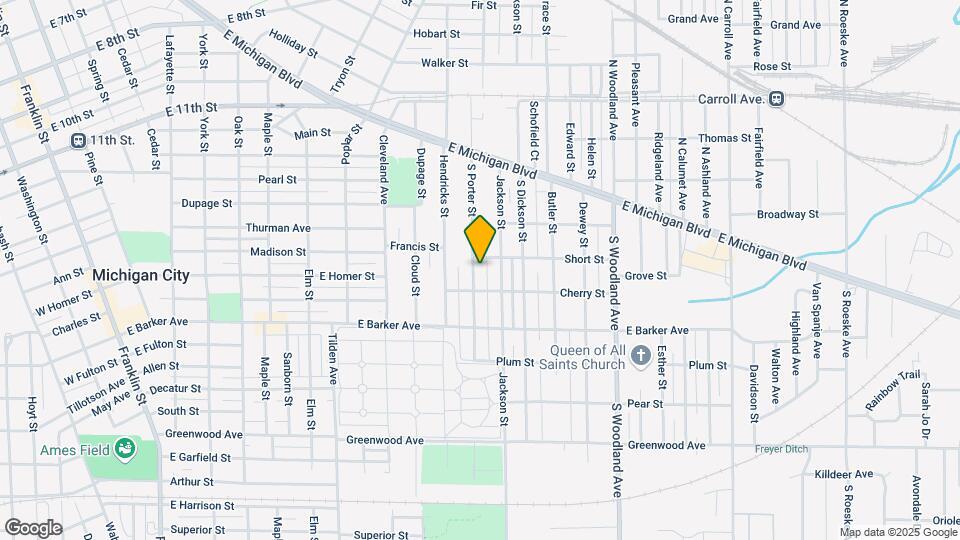 312 S Porter St Map and Location Details