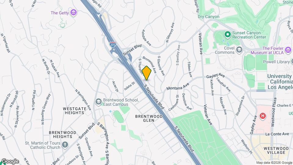 321 S Thurston Ave Map and Location Details