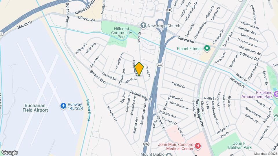 2816 Glenside Dr Mapa y Detalles de la Ubicación