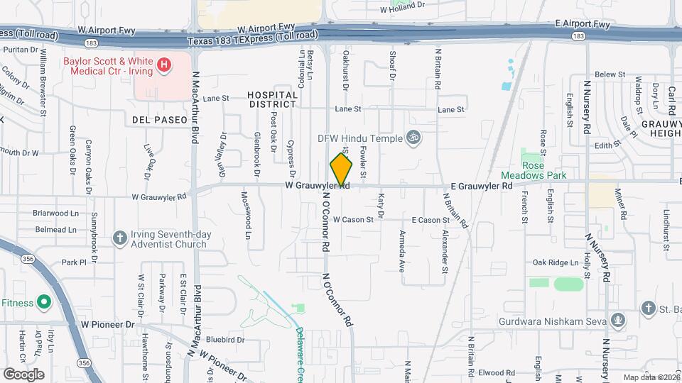 402 W Grauwyler Rd Map and Location Details