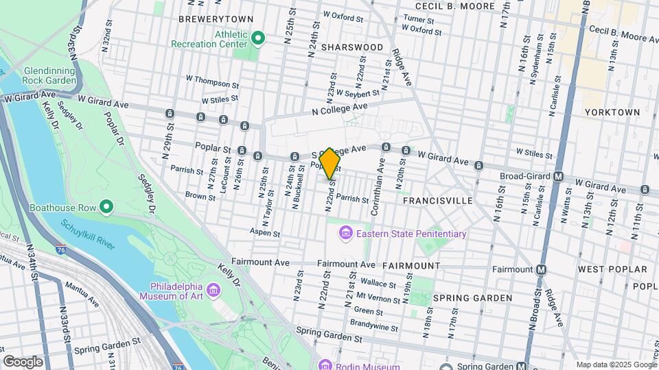 856 N 22nd St Map and Location Details
