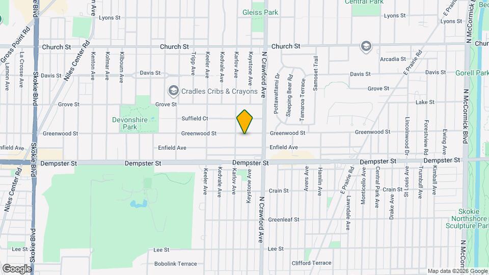 4045 Greenwood St Map and Location Details