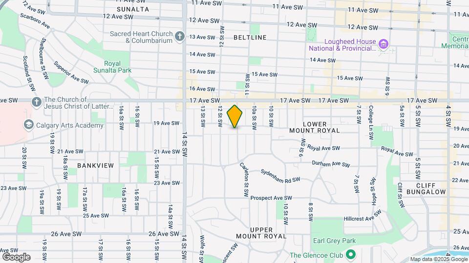 1907 11th St SW Map and Location Details