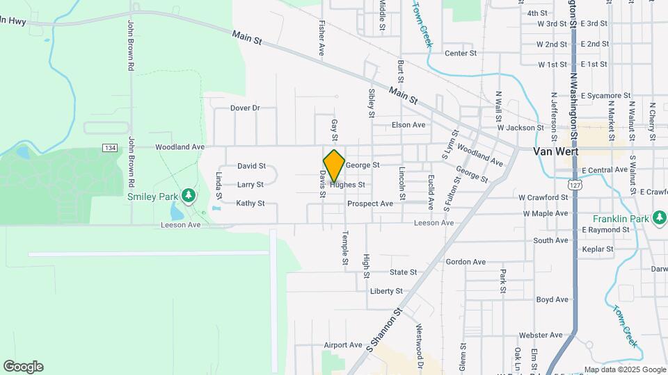 1006 Hughes St Map and Location Details