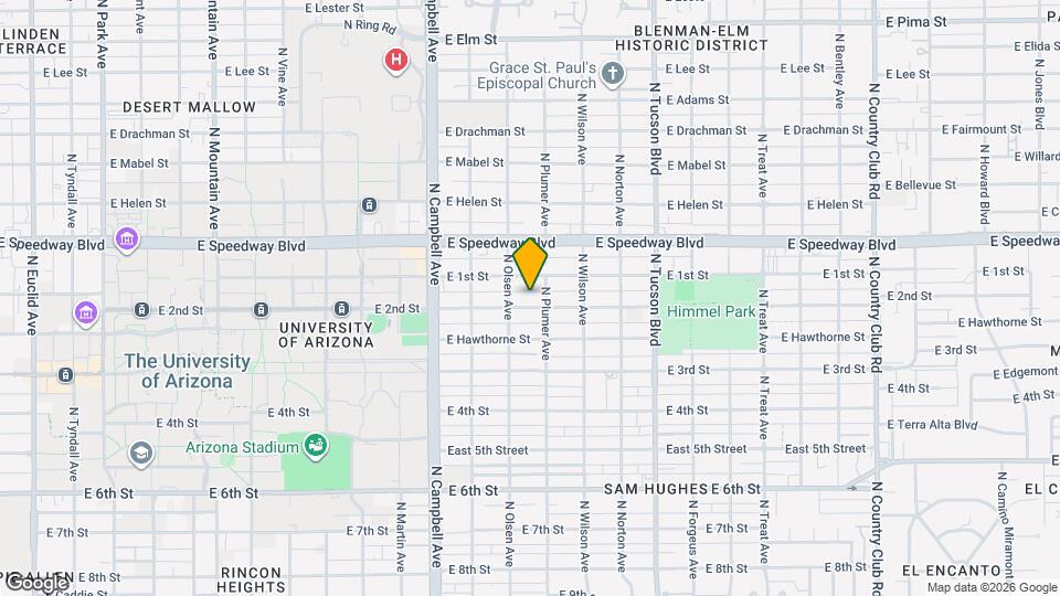 2131 E 2nd St Map and Location Details