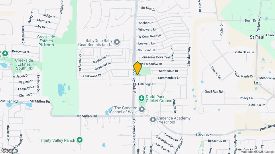 1504 Abbeville Dr Map and Location Details