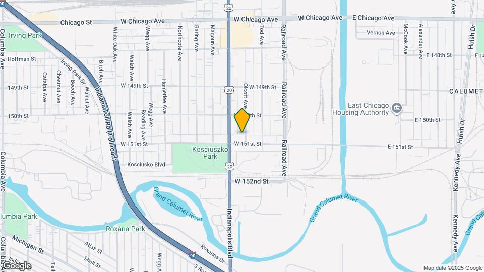 5044 Olcott Ave Map and Location Details