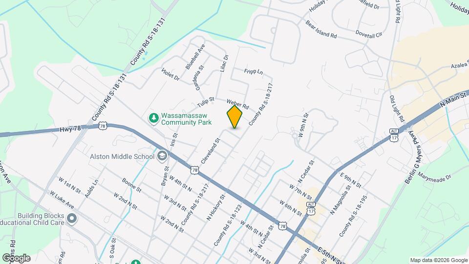 408 Cleveland St Map and Location Details