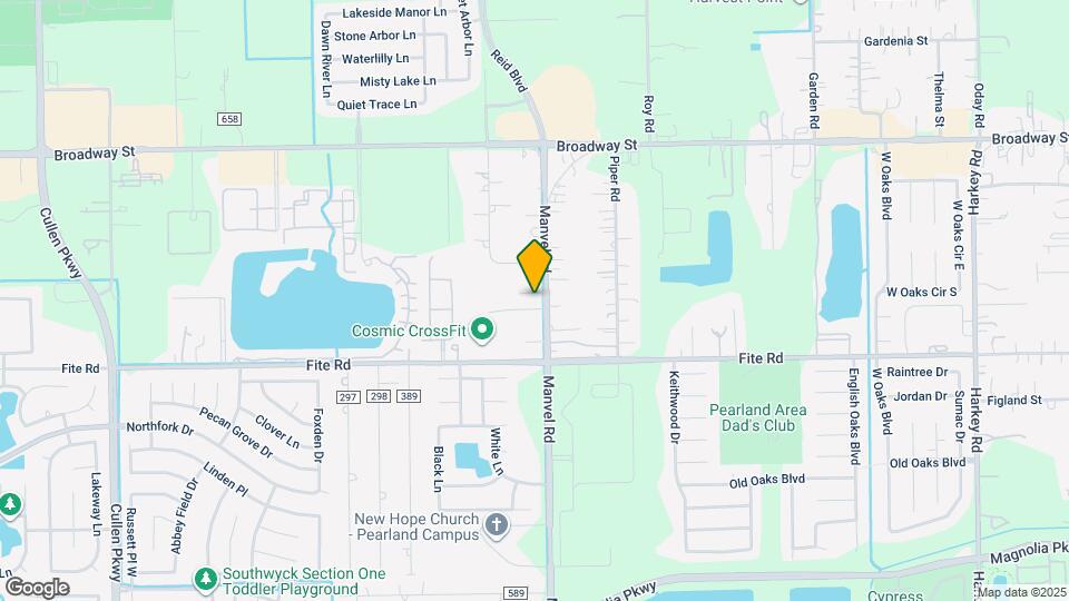 2318 Manvel Rd Map and Location Details