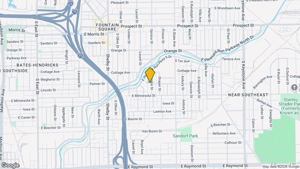 1602 Spruce St Map and Location Details