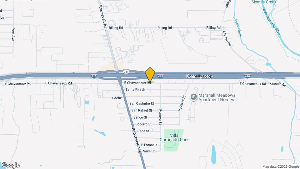 1506 E Chavaneaux Rd Map and Location Details