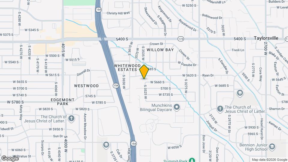 3528 W 5660 S Map and Location Details