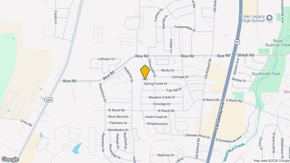 817 Spring Creek Dr Map and Location Details