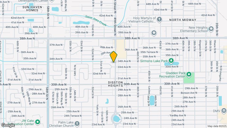 3320 49th Street N Map and Location Details