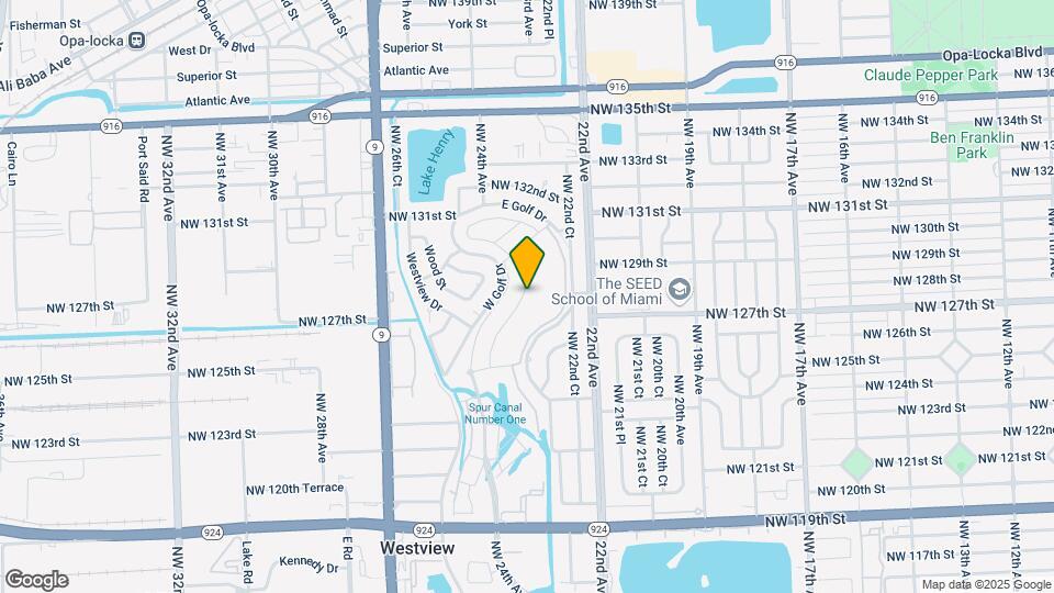 12727 NW 23rd Pl Map and Location Details