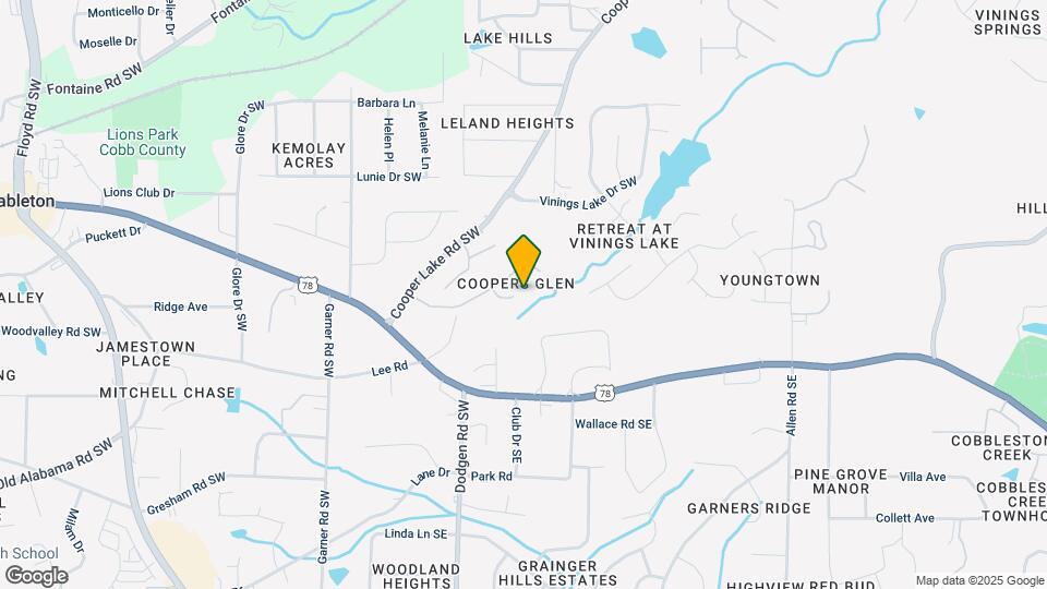5679 Coopers Glen Ct SW Mapa y Detalles de la Ubicación