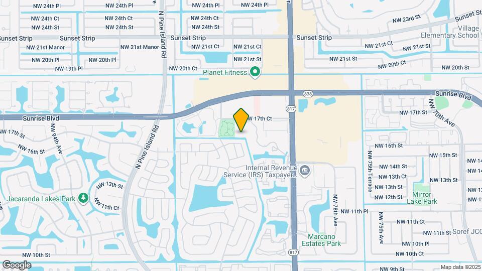 8134 NW 17th Manor Map and Location Details