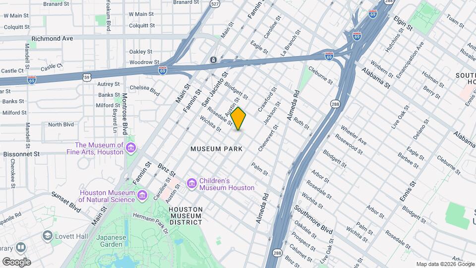 4908 Crawford St Map and Location Details