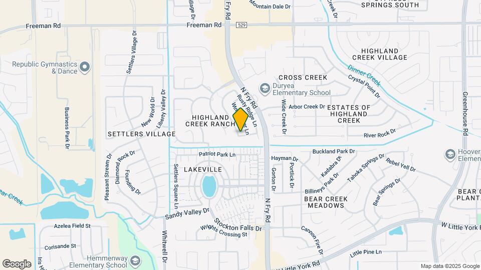 6606 Highwind Bend Ln Map and Location Details