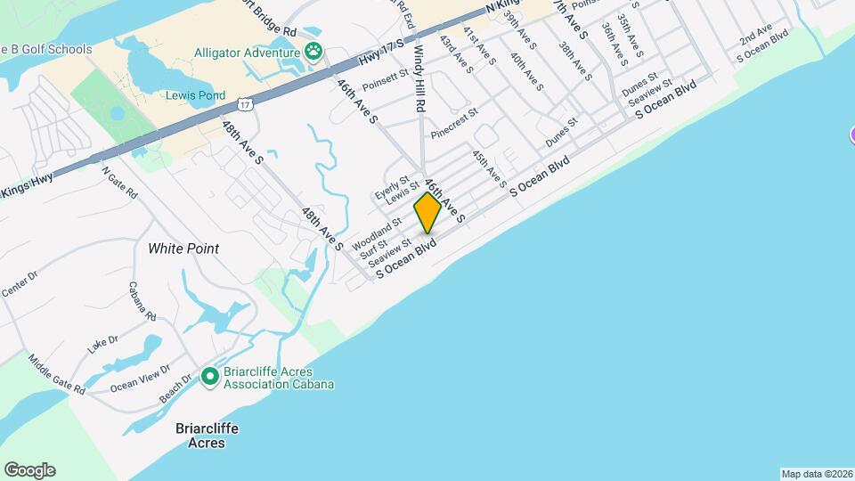 4616 S Ocean Blvd, Unit Marmo Condo Map and Location Details