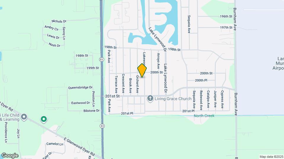 20024 Lakewood Ave Map and Location Details