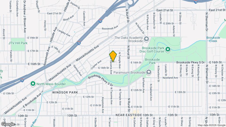 1619 N Tacoma Ave Map and Location Details