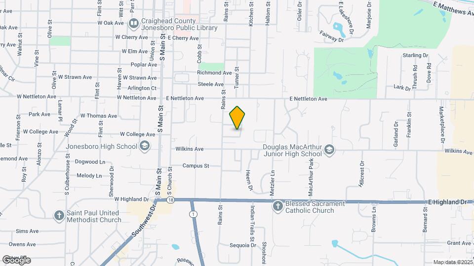 1515 Kitchen St Map and Location Details