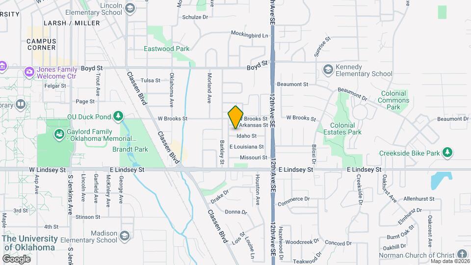 1009 Idaho St Map and Location Details