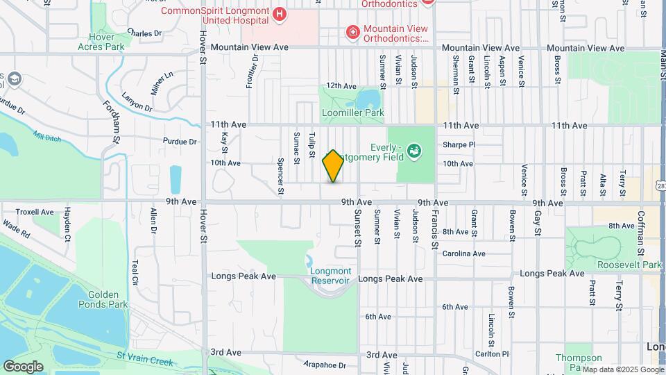 1829 Warren Ave Map and Location Details