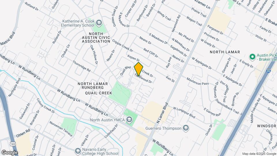 1009 Fieldwood Dr Map and Location Details