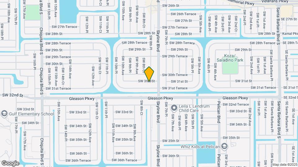 818 SW 31st St Map and Location Details