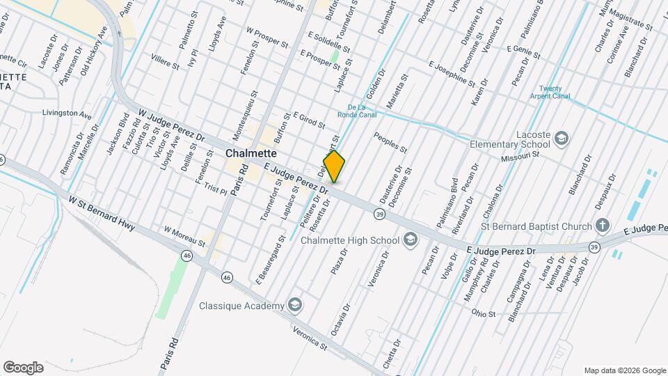 601 E Judge Perez Dr Mapa y Detalles de la Ubicación