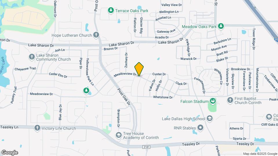 2901 Custer Dr Map and Location Details