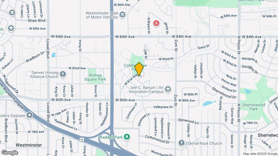 2689 W 80th Way Map and Location Details